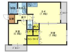 パレプランドールの間取り画像