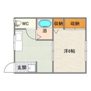 阪南ハイツの間取り画像