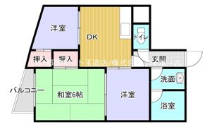 パークハイツの間取り画像
