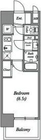 アドバンス天王寺南パキラの間取り画像