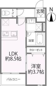 【新築】Sierra深江南の間取り画像