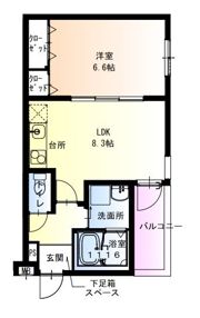 フジパレス松虫通WESTの間取り画像