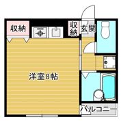 コーポ三原の間取り画像