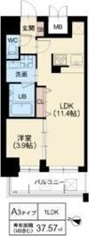 DOUBLE NINE RESIDENCE TENNOJIMの間取り画像
