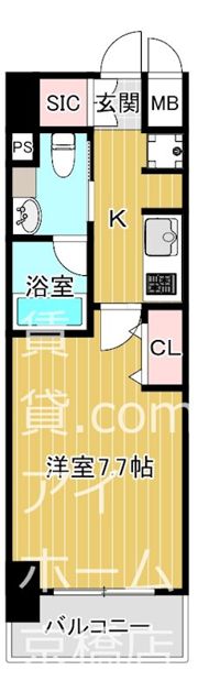 URBANLINK森小路駅前（旧ルネフラッツ森小路駅前）の間取り画像