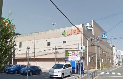 近くのライフ 緑橋店まで881m（徒歩12分）