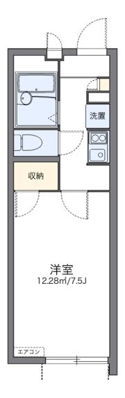 レオパレス近松IIの間取り画像