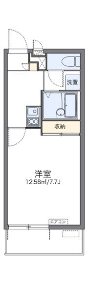レオパレスタークの間取り画像