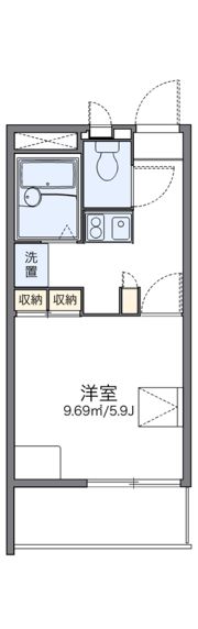 レオパレスzuccaの間取り画像