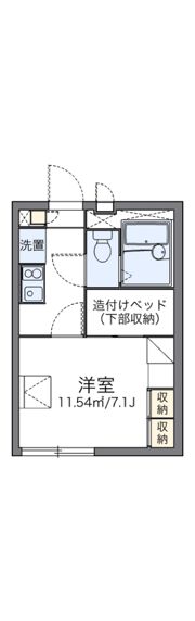 レオパレスProminentの間取り画像