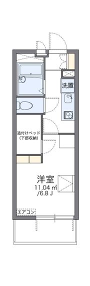 レオパレス森ノ宮中央の間取り画像