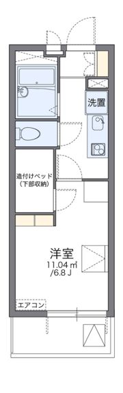 レオパレスコウドの間取り画像
