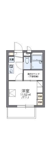レオパレス天満の間取り画像