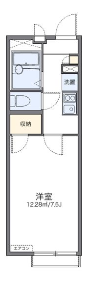 レオパレスグランシャトーの間取り画像