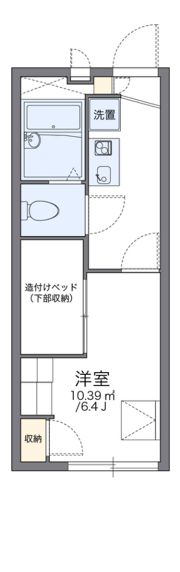 レオパレススカイヒルズの間取り画像
