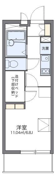 レオパレスエクセル御幣島の間取り画像