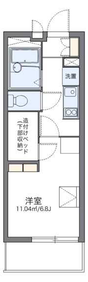 レオパレスエクセル御幣島の間取り画像