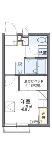 レオパレスシャクティの間取り画像