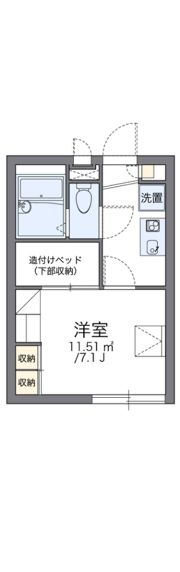 レオパレスHaruhiの間取り画像