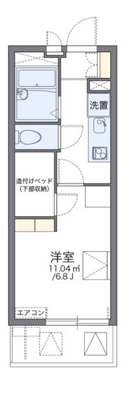 レオパレスエスペランザの間取り画像