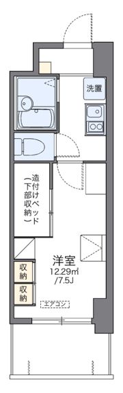 レオパレスGreen Hillの間取り画像