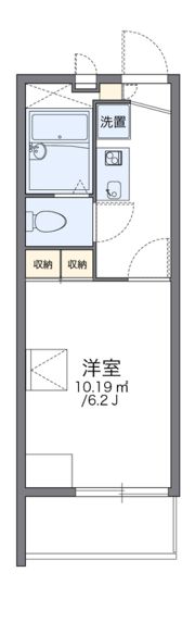 レオパレスサンシャイン浜寺の間取り画像
