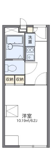 レオパレスメルツェの間取り画像