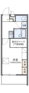 レオパレスリバーサイドイン千星の間取り画像
