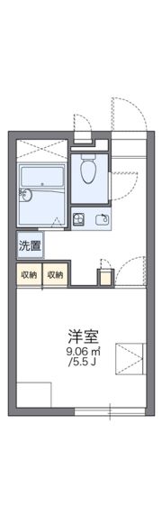 レオパレスParkside橘の間取り画像