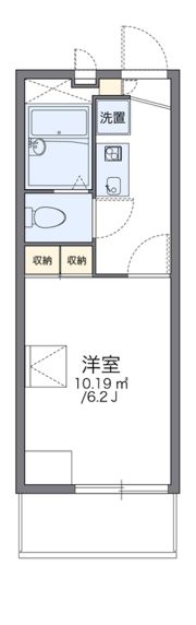 レオパレスさくら Westの間取り画像