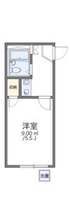 レオパレス佃の間取り画像