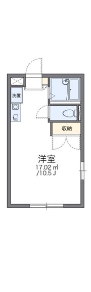 レオパレス上之郷の間取り画像