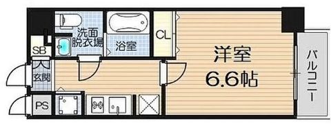 エスライズ東本町の間取り画像