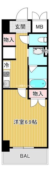 ドルチェ・ヴィータ（都島）の間取り画像