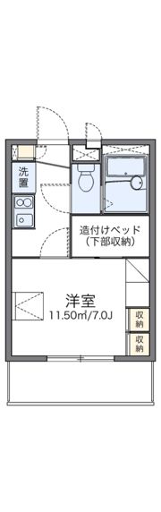 レオパレスグリシーナの間取り画像