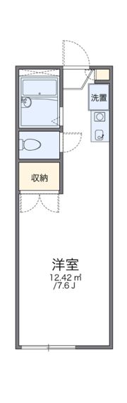 レオパレスナップアネックスの間取り画像