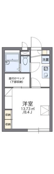 レオパレス大和郡山の間取り画像