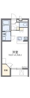 レオパレスLa Vista2の間取り画像