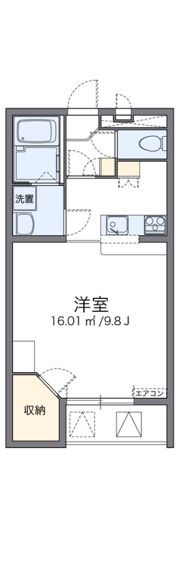レオパレスLa Vista2の間取り画像