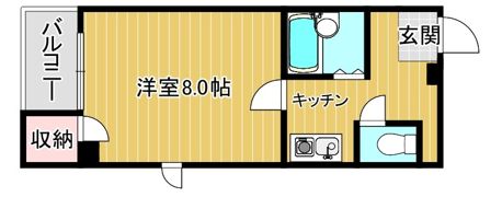 ラピス天満橋の間取り画像