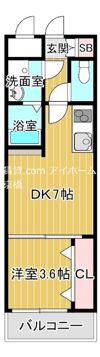 メルベージュ千林大宮の間取り画像
