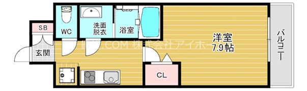 ディクス大阪城EASTレジデンスの間取り画像