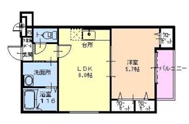 フジパレス深江橋III番館の間取り画像