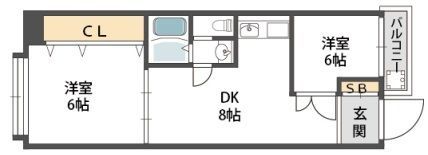 ホワイトハイツの間取り画像