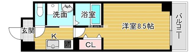 フォーリアライズ千林ヴァロの間取り画像