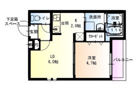 フジパレス東花園駅北II番館の間取り画像