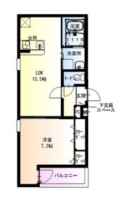 フジパレス東花園駅北II番館の間取り画像