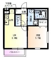 フジパレス森河内西II番館の間取り画像