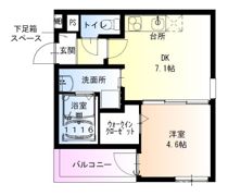 フジパレス近鉄長瀬の間取り画像