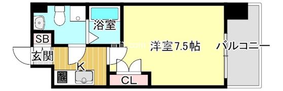 T’s SQUARE大阪城の間取り画像
